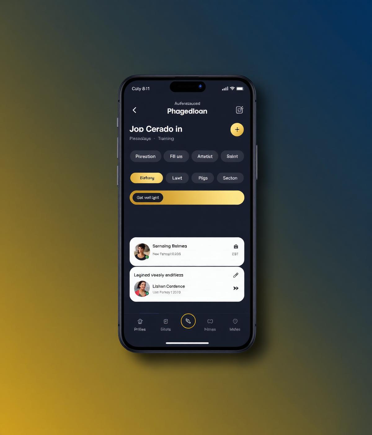 FitGainz mobiele app